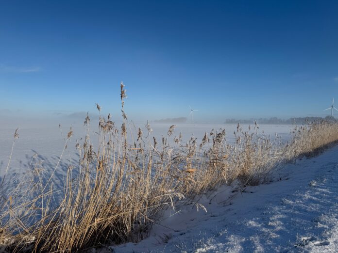 winterliche Kulisse in Schleswig-Holstein